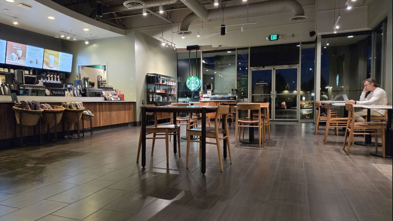 A real coffee shop used as source material for a story